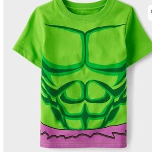 Toddler Hulk T-shirt  Halloween Costume Green Purple Superhero Kids One Piece